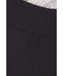 Spodnie Bialcon Dopasowane czarne spodnie z wyższym stanem