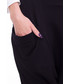 Spodnie Bialcon Dresowe czarne spodnie z obniżonym krokiem