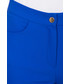 Spodnie Bialcon Dopasowane niebieskie spodnie w kant