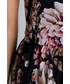 Sukienka Bialcon Rozkloszowana sukienka midi na ramiączkach