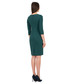 Sukienka Bialcon Zielona sukienka z paskiem pod biustem