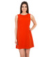 Sukienka Bialcon Sukienka w kolorze pomarańczowym na grubych ramiączkach