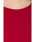 Sukienka Bialcon Dzianinowa czerwona sukienka z rozkloszowanym dołem