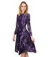 Sukienka Bialcon Dzianinowa sukienka odcinana w talii z kieszeniami z boku