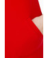 Sukienka Bialcon Czerwona sukienka bez rękawów z okrągłym dekoltem