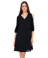 Sukienka Bialcon Czarna sukienka z odkrytymi ramionami