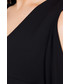 Sukienka Bialcon Czarna sukienka z odkrytymi ramionami