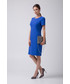 Sukienka Bialcon Niebieska klasyczna sukienka