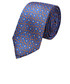 Krawat Lancerto Krawat Niebieski w Pomarańczowe Kropki