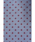 Krawat Lancerto Krawat Niebieski w Czerwone Kropki