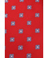 Krawat Lancerto Krawat Czerwony w Kwiatki