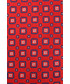 Krawat Lancerto Krawat Czerwony Wzór Geometryczny