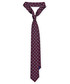 Krawat Lancerto Krawat bordowy w kwiatki