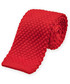 Krawat Lancerto Krawat Dzianinowy Czerwony