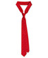 Krawat Lancerto Krawat Czerwony wzór geometryczny
