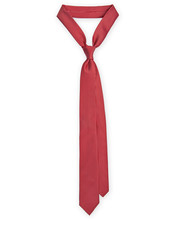 krawat Krawat Czerwony wzór geometryczny - Lancerto.com