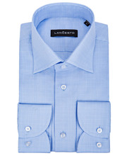 koszula męska Koszula Niebieska w Kratę Dixon - Lancerto.com