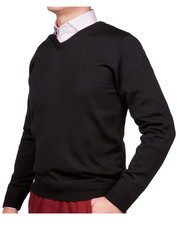 sweter męski Sweter Jamie Czarny - Lancerto.com