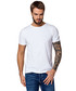 T-shirt - koszulka męska Lancerto Koszulka Biała Josh