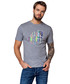 T-shirt - koszulka męska Lancerto Koszulka Szara Jerry
