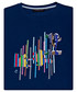 T-shirt - koszulka męska Lancerto Koszulka Niebieska Jerry