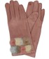 Rękawiczki Unisono RĘKAWICZKI Z APLIKACJĄ 164-ST563 ROSA