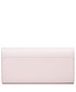 Portfel Nucelle Długi damski portfel z bydlęcej skóry Różowy