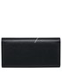 Portfel Nucelle Długi portfel z geometrycznym wzorem Czarny