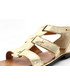 Sandały Lemar 40035 ZŁOTO - Wygodne sandałki rzymianki ze skóry