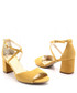 Sandały Kotyl 3803 MUSZTARDOWE - Taneczne sandałki