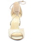 Sandały Kotyl 5901 ZŁOTE - Taneczne sandałki wiązane na kostce