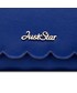 Portfel Just Star szykowny portfel skórzany Niebieski
