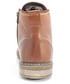 Kozaki męskie Kent 238 BRĄZ - Skórzane buty zimowe ocieplone naturalnym futrem