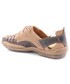 Półbuty męskie Kent 086 BRĄZ NUBUK - Bardzo wygodne letnie buty ze skóry naturalnej