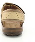 Sandały męskie Kent 295 BRĄZOWY - Męskie sandały skórzane