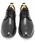 Półbuty męskie Clarks 26119905 CZARNE - Markowe, wygodne buty ze skóry, styl CASUAL