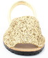 Sandały Mariettas 550 ZŁOTY - Hiszpańskie skórzane sandały minorki