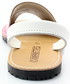 Sandały Mariettas 550 FUKSJA - Hiszpańskie skórzane sandały minorki