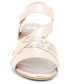 Sandały Caprice 9-28204-28 ROSE  - Sandały ze skóry na koturnie