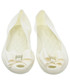 Balerinki dziecięce Family Shoes Dziewczęce meliski baleriny białe