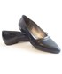 Balerinki Family Shoes Baleriny damskie czarne wężowa skóra produkt polski