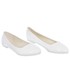Balerinki Family Shoes Baleriny lakierowane białe