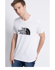 T-shirt - koszulka męska t-shirt bawełniany Easy kolor biały z nadrukiem - Answear.com The North Face