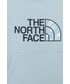 Bluza The North Face bluza bawełniana dziecięca z kapturem z nadrukiem