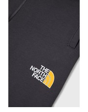 Spodnie spodnie dresowe dziecięce kolor szary gładkie - Answear.com The North Face