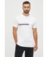 T-shirt - koszulka męska Quiksilver t-shirt bawełniany kolor biały z nadrukiem