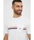 T-shirt - koszulka męska Quiksilver t-shirt bawełniany kolor biały z nadrukiem