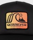 Czapka dziecięca Quiksilver czapka kolor czarny z aplikacją