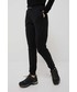 Spodnie Cmp spodnie damskie kolor czarny gładkie
