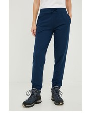 Spodnie spodnie dresowe damskie kolor granatowy gładkie - Answear.com Cmp